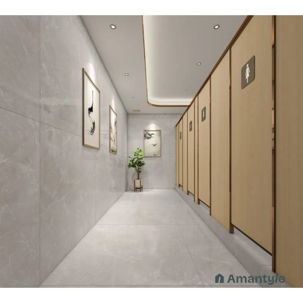 Grey Vitrified Marble Design Wall & Floor Tile Code 100644 (1200x1200 mm, Polished)