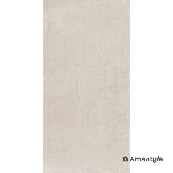 Ivory Vitrified Concrete & Grey Wall & Floor Tile Code 100802 (600x1200 mm, Color Body) - Image 6