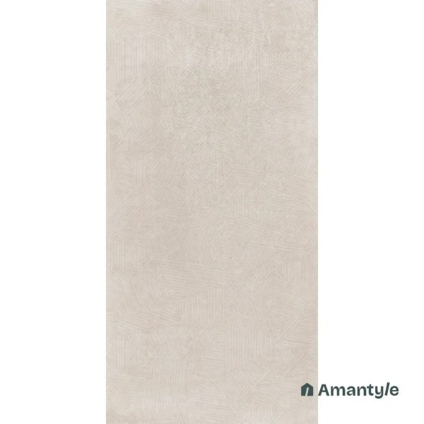 Ivory Vitrified Concrete & Grey Wall & Floor Tile Code 100802 (600x1200 mm, Color Body) - Image 5