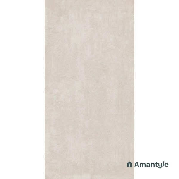Ivory Vitrified Concrete & Grey Wall & Floor Tile Code 100802 (600x1200 mm, Color Body) - Image 4