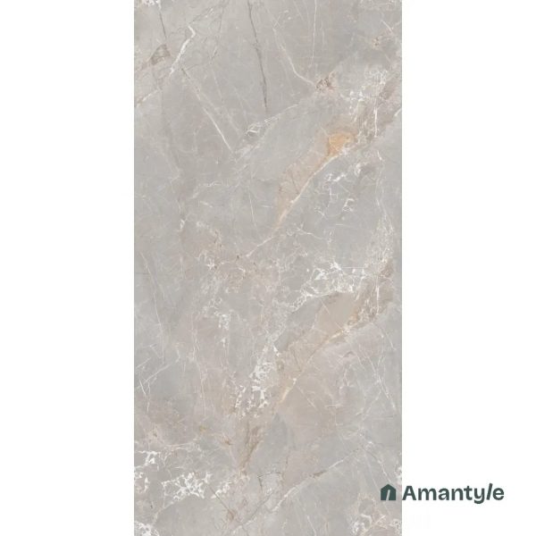 White Vitrified Marble Matt & Carving Wall & Floor Tile Code 100840 (600x1200 mm, Color Body)
