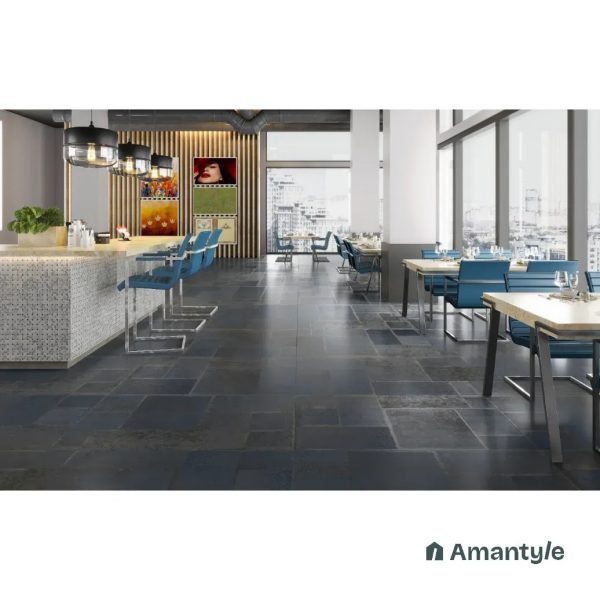 Brown Vitrified Rustic & Matt Wall & Floor Tile Code 100866 (600x1200 mm, Color Body)