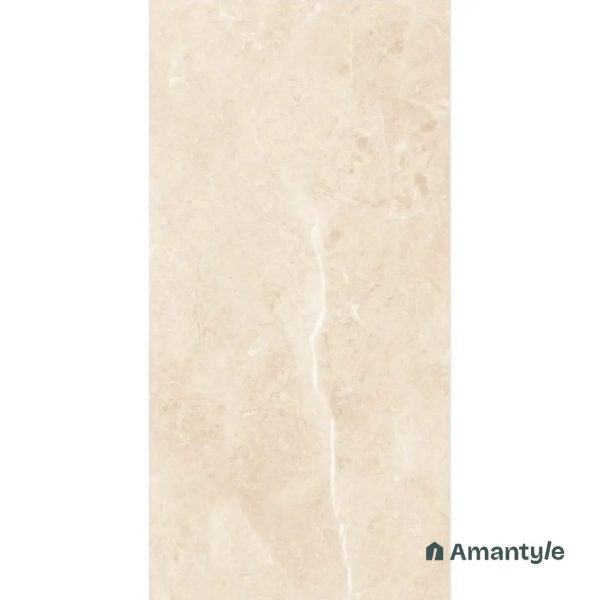 Beige Vitrified Marble Design Wall & Floor Tile Code 110009 (600x1200 mm, Polished)