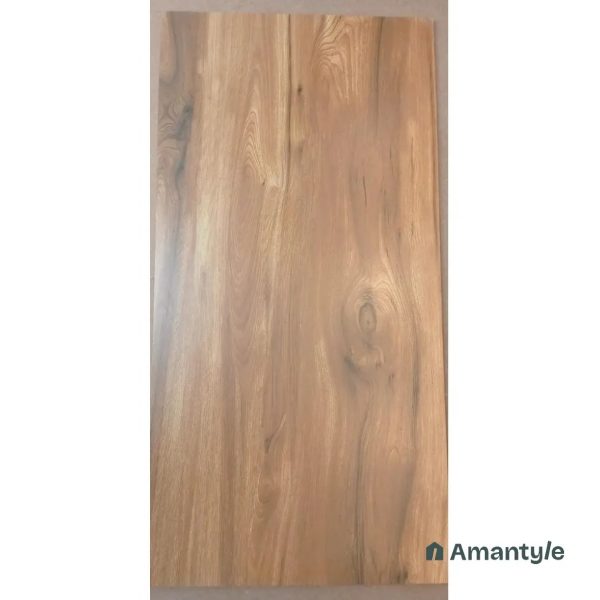Brown Vitrified Wooden Wall & Floor Tile Code 110020 (600x1200 mm, Matt)