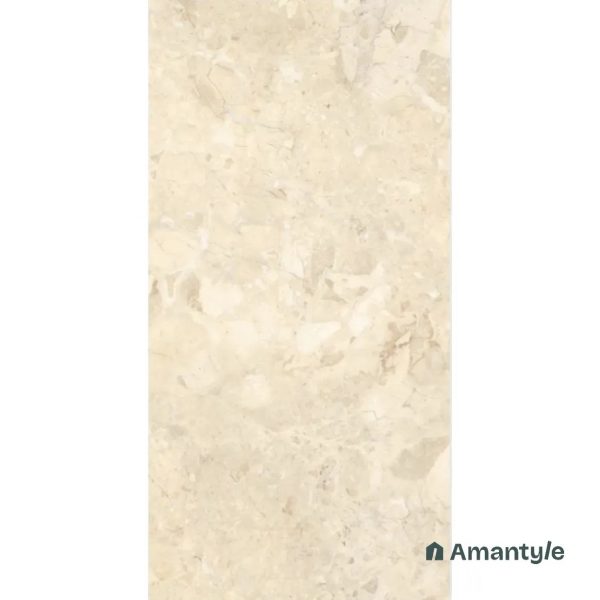 Beige Vitrified Marble Design Wall & Floor Tile Code 110025 (600x1200 mm, Polished)