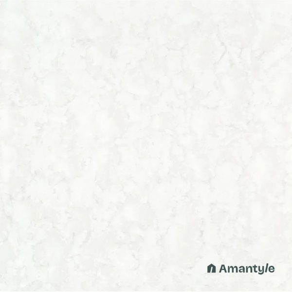 White Vitrified Marble Design Wall & Floor Tile Code 110091 (800x800 mm, Polished)