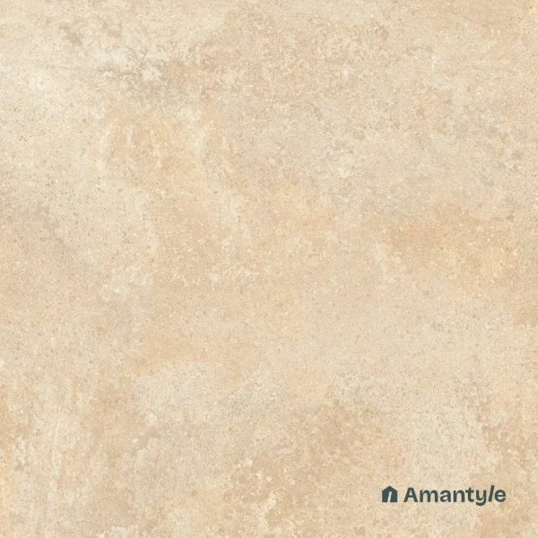 Beige Porcelain Rustic & Matt Wall & Floor Tile Code 120098 (600x600 mm, Matt)