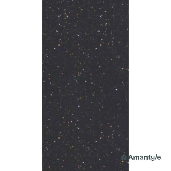 Black Vitrified Stone Wall & Floor Tile Code 130009 (600x1200 mm, Matt)