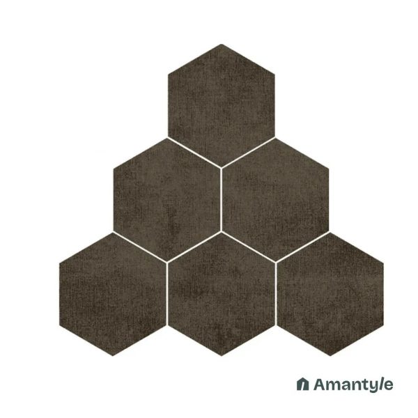 Grey Vitrified Moroccan  Wall & Floor Tile Code 190043 (220x250 mm, Matt)