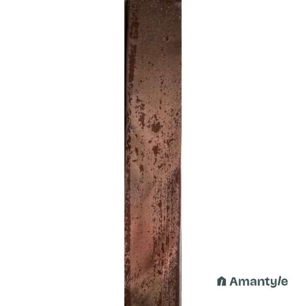 Copper Vitrified Decor & Highlighter Wall & Floor Tile Code 220069 (75x400, Metallic)