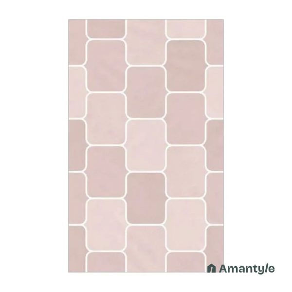 Pink Ceramic Subway Wall Tile Code 230032 (300x600 mm, Polished)