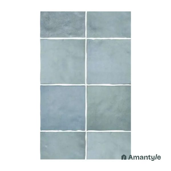 Blue Ceramic Subway Wall Tile Code 230061 (300x600 mm, Polished)