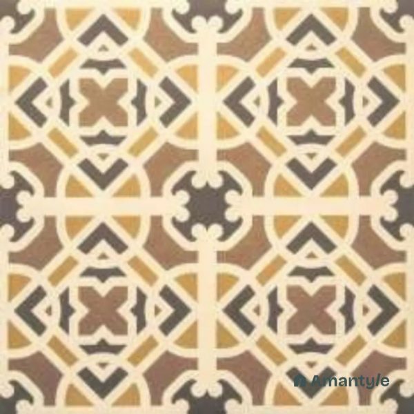 Beige 3rd Fire Moroccan Wall & Floor Tile Code 250239 (600x600 mm, Matt)