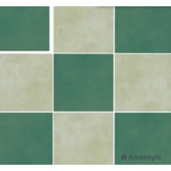 Green Ceramic Decor & Highlighter Wall Tile Code 510018 (150x150 mm, Matt)